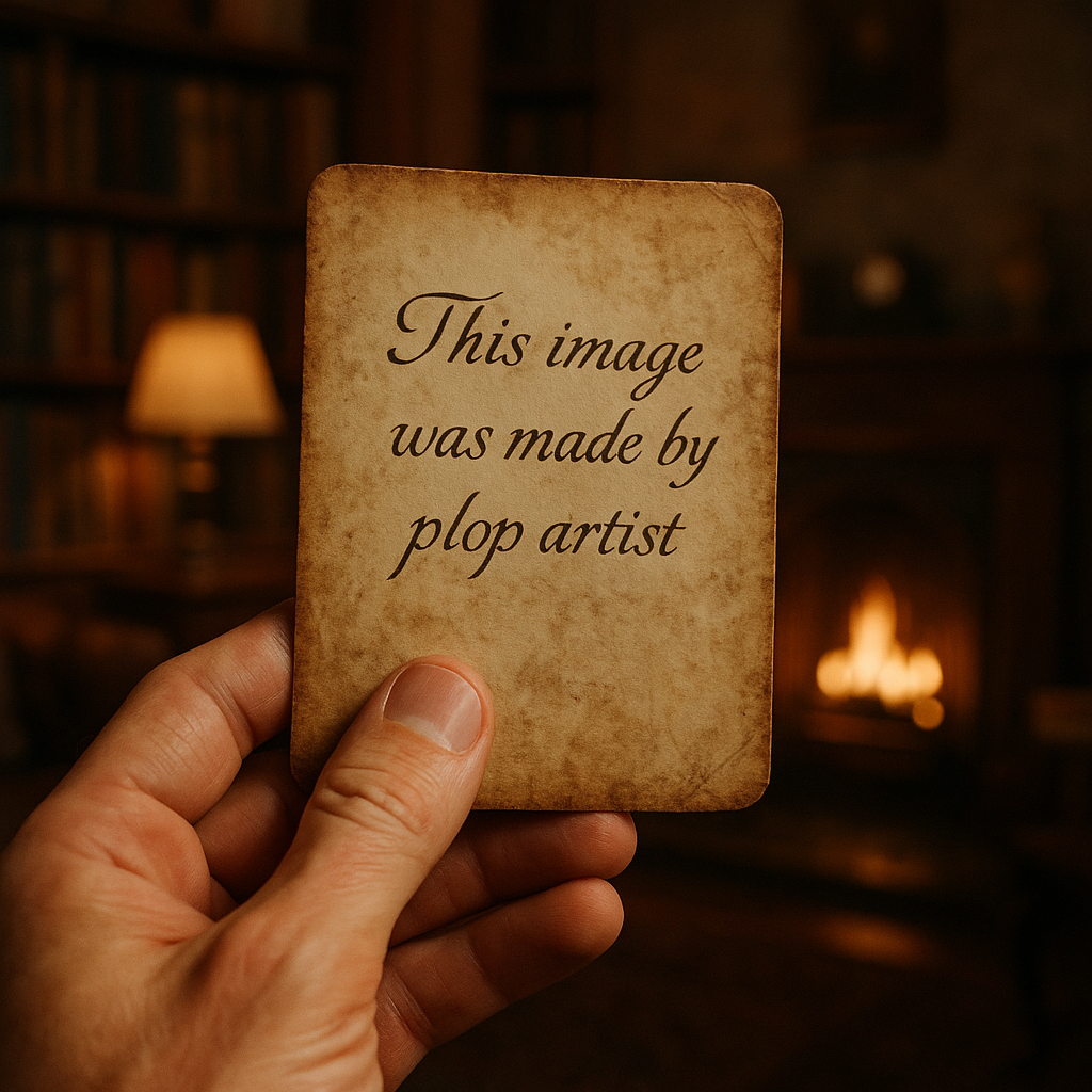 Screenshot of Plop Artist app showing generated artwork